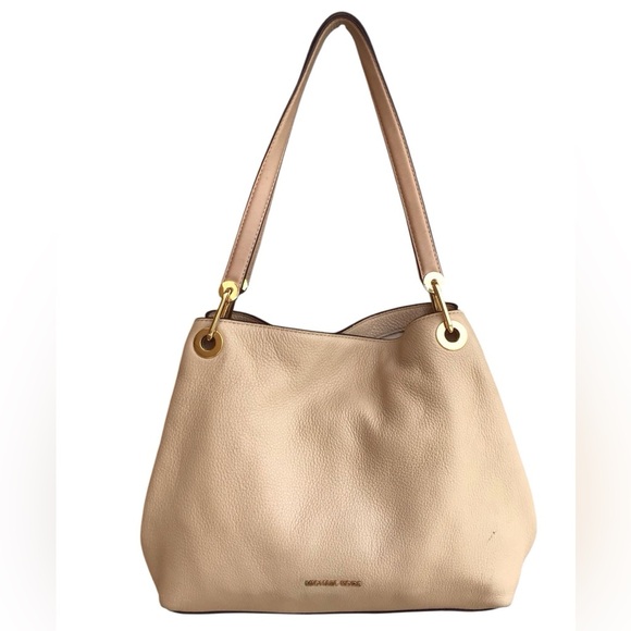 Michael Kors Raven Large Leather Shoulder Bag - Picture 3 of 12